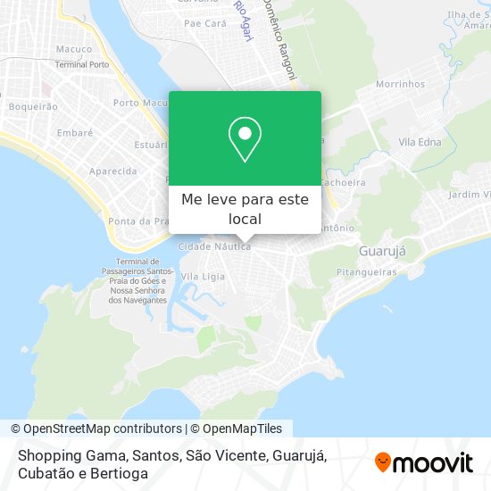 Shopping Gama mapa
