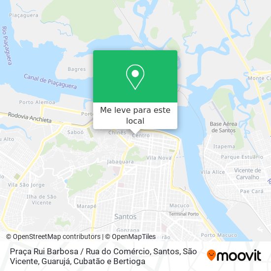 Praça Rui Barbosa / Rua do Comércio mapa