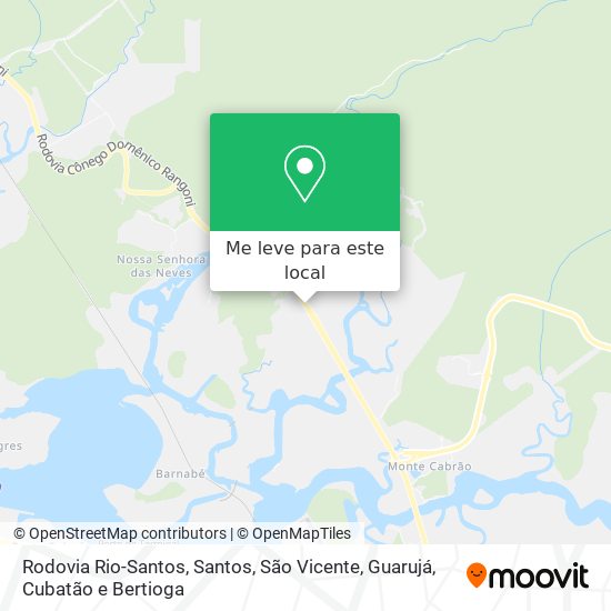 Rodovia Rio-Santos mapa