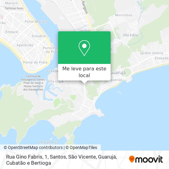 Rua Gino Fabris, 1 mapa