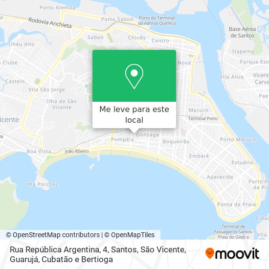 Rua República Argentina, 4 mapa