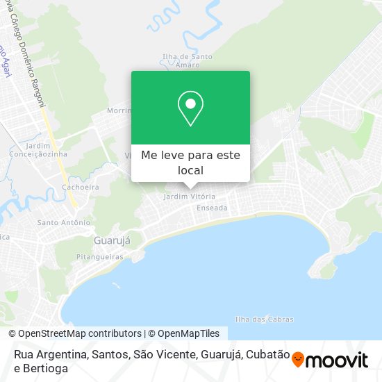 Rua Argentina mapa