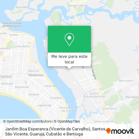 Jardim Boa Esperanca (Vicente de Carvalho) mapa