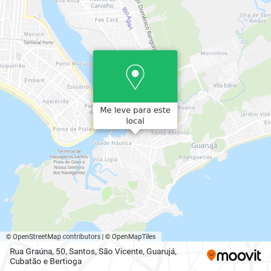 Rua Graúna, 50 mapa