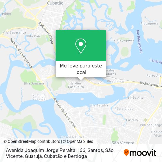 Avenida Joaquim Jorge Peralta 166 mapa