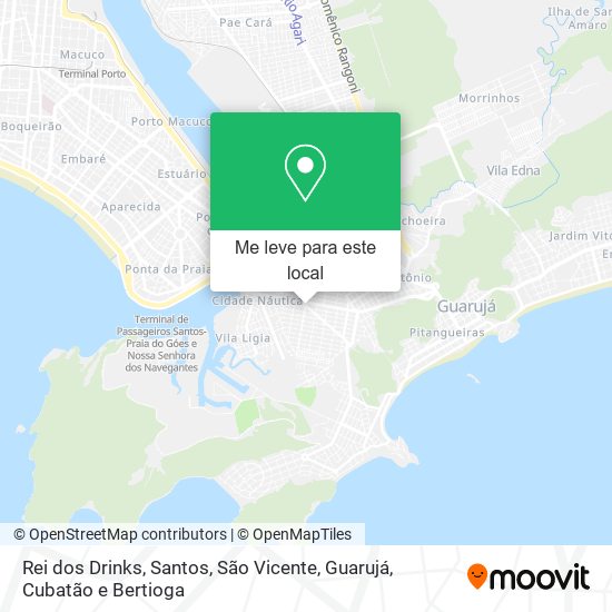 Rei dos Drinks mapa