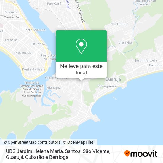 UBS Jardim Helena Maria mapa
