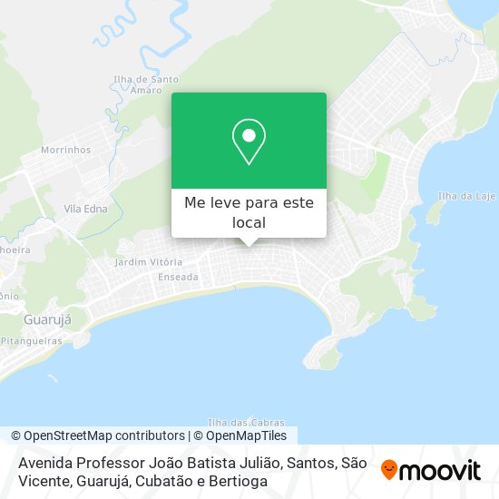 Avenida Professor João Batista Julião mapa