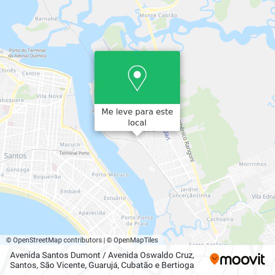 Avenida Santos Dumont / Avenida Oswaldo Cruz mapa