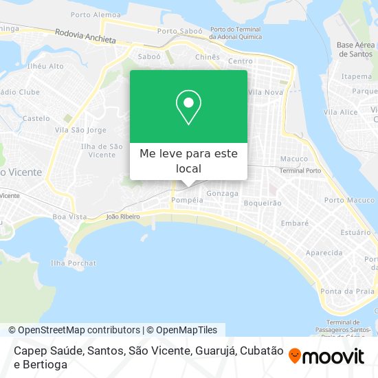 Capep Saúde mapa
