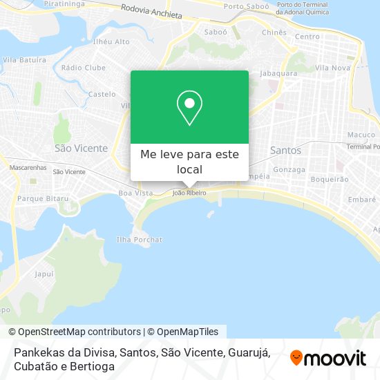 Pankekas da Divisa mapa
