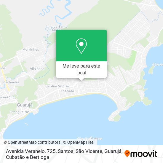 Avenida Veraneio, 725 mapa