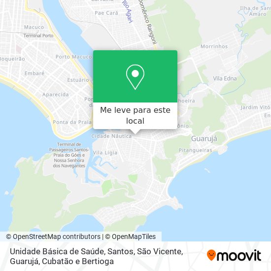 Unidade Básica de Saúde mapa