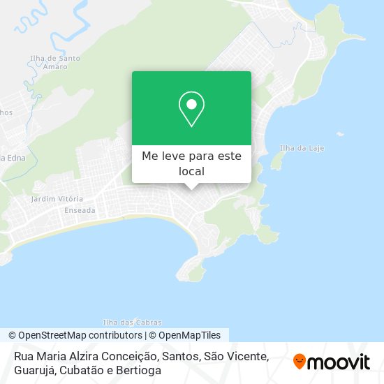 Rua Maria Alzira Conceição mapa