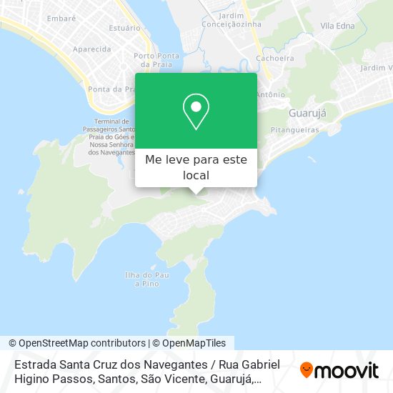 Estrada Santa Cruz dos Navegantes / Rua Gabriel Higino Passos mapa