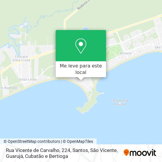 Rua Vicente de Carvalho, 224 mapa