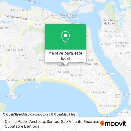 Clinica Padre Anchieta mapa
