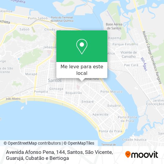 Avenida Afonso Pena, 144 mapa