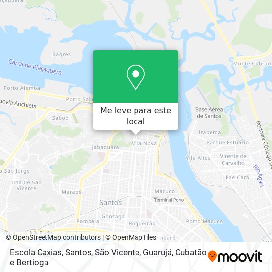 Escola Caxias mapa