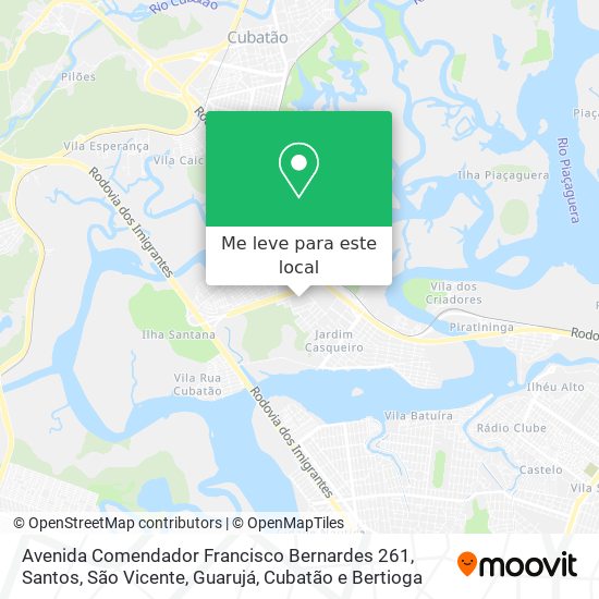 Avenida Comendador Francisco Bernardes 261 mapa