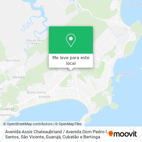 Avenida Assis Chateaubriand / Avenida Dom Pedro I mapa