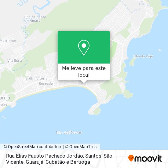 Rua Elias Fausto Pacheco Jordão mapa