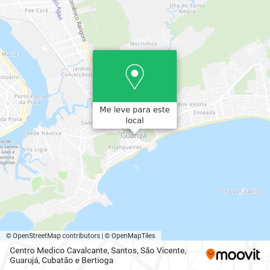 Centro Medico Cavalcante mapa