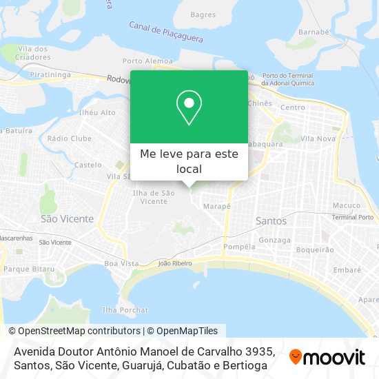 Avenida Doutor Antônio Manoel de Carvalho 3935 mapa