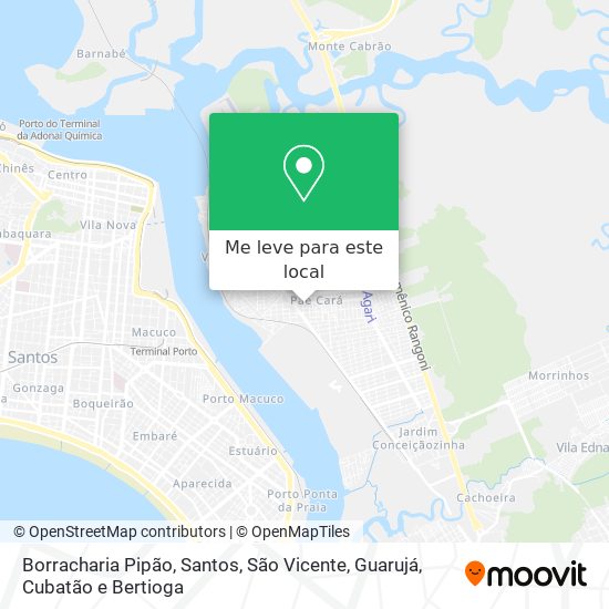Borracharia Pipão mapa