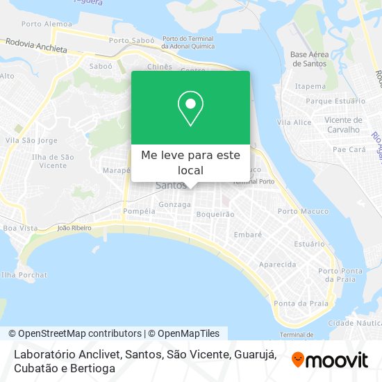 Laboratório Anclivet mapa