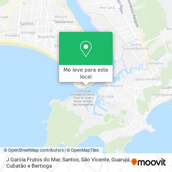J Garcia Frutos do Mar mapa