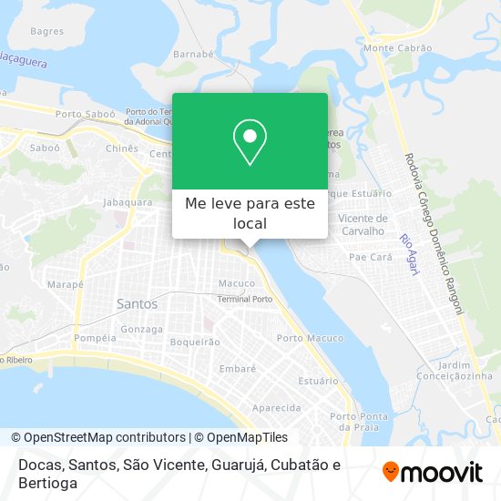 Docas mapa