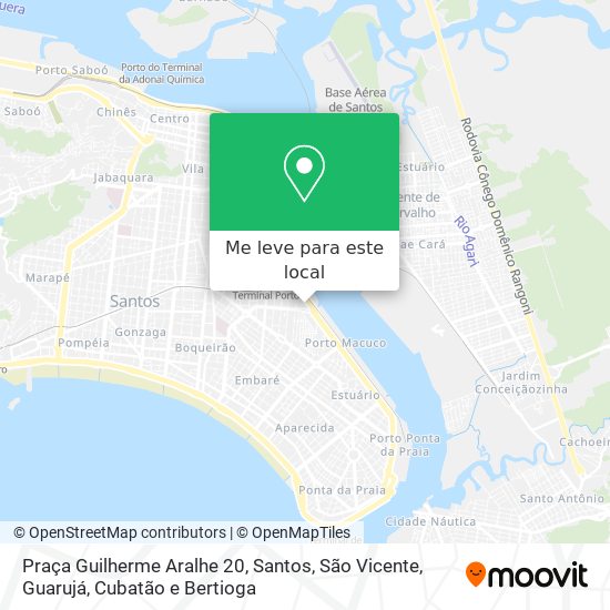 Praça Guilherme Aralhe 20 mapa
