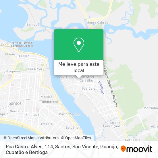 Rua Castro Alves, 114 mapa