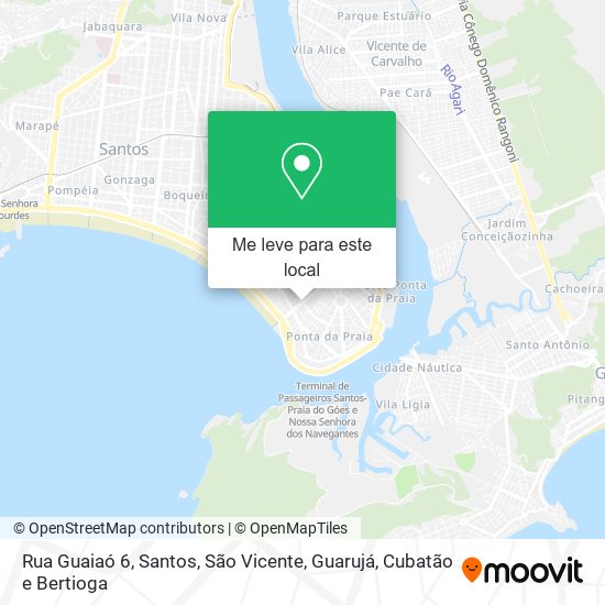 Rua Guaiaó 6 mapa