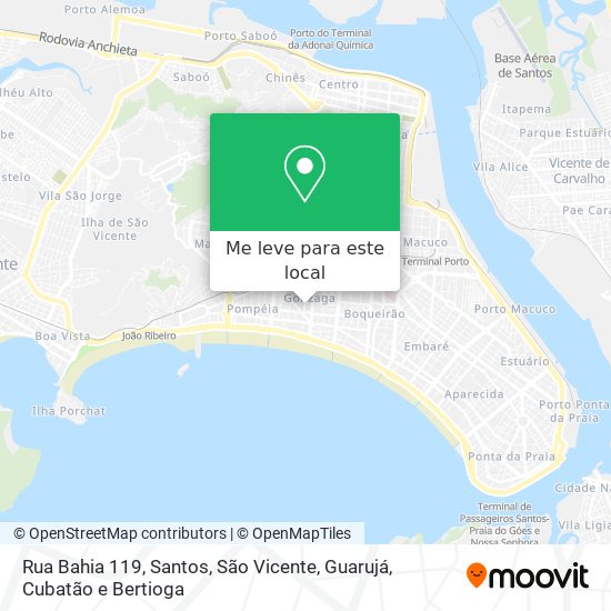 Rua Bahia 119 mapa
