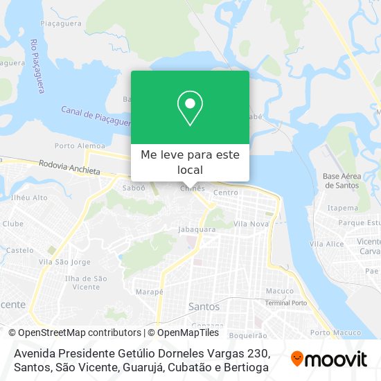 Avenida Presidente Getúlio Dorneles Vargas 230 mapa