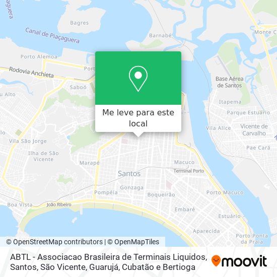 ABTL - Associacao Brasileira de Terminais Liquidos mapa