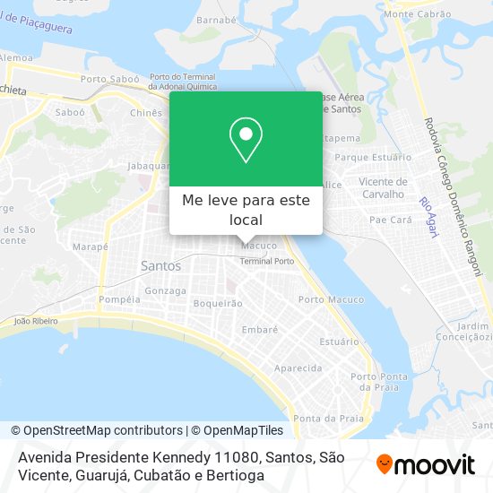 Avenida Presidente Kennedy 11080 mapa
