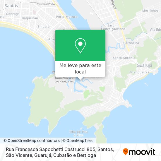 Rua Francesca Sapochetti Castrucci 805 mapa