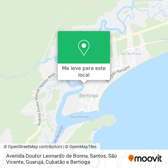 Avenida Doutor Leonardo de Bonna mapa