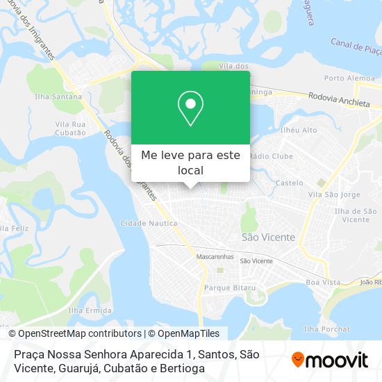 Praça Nossa Senhora Aparecida 1 mapa