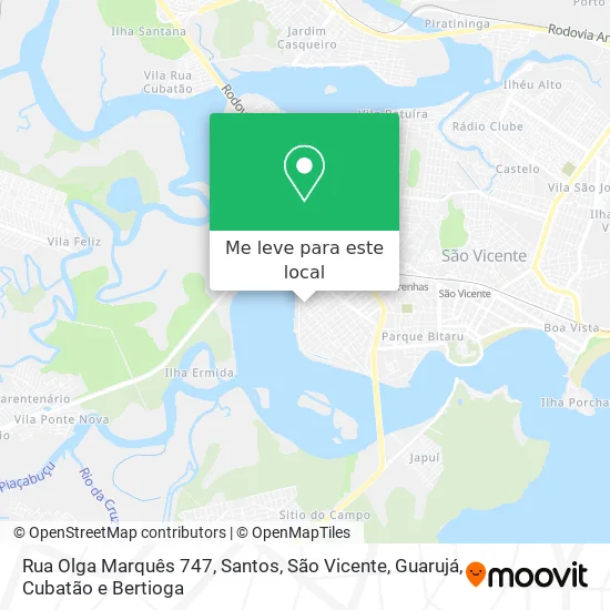 Rua Olga Marquês 747 mapa