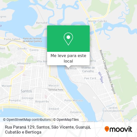 Rua Paraná 129 mapa