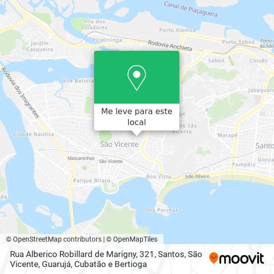 Rua Alberico Robillard de Marigny, 321 mapa