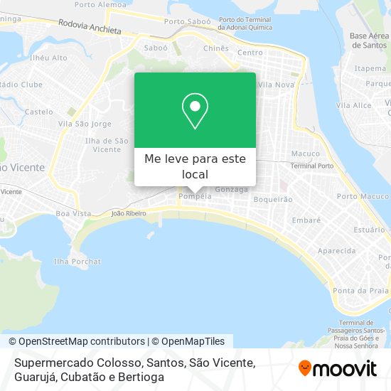 Supermercado Colosso mapa