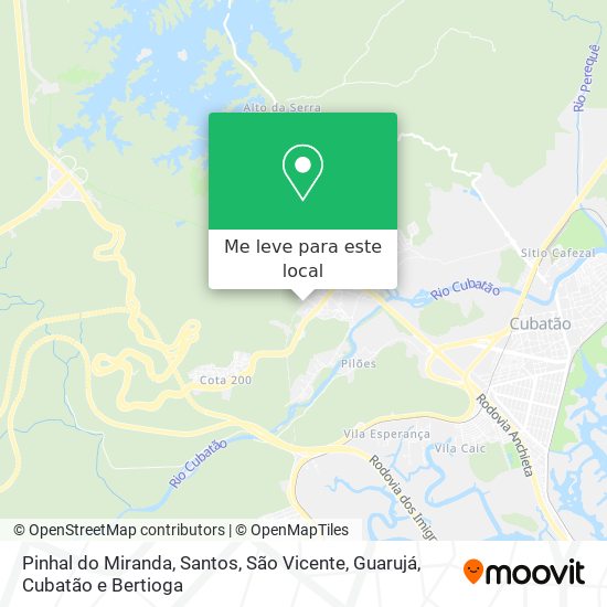 Pinhal do Miranda mapa