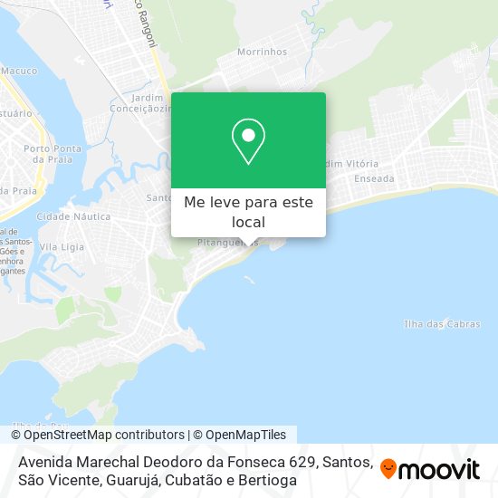 Avenida Marechal Deodoro da Fonseca 629 mapa