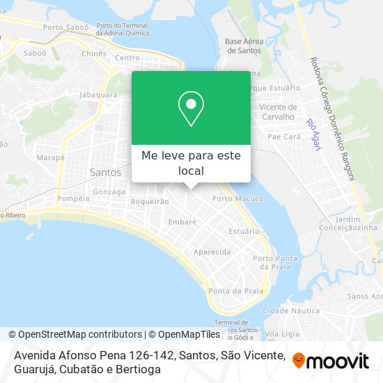 Avenida Afonso Pena 126-142 mapa
