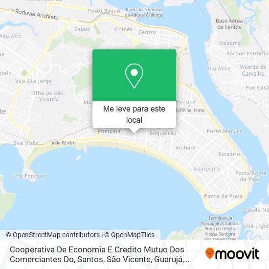 Cooperativa De Economia E Credito Mutuo Dos Comerciantes Do mapa